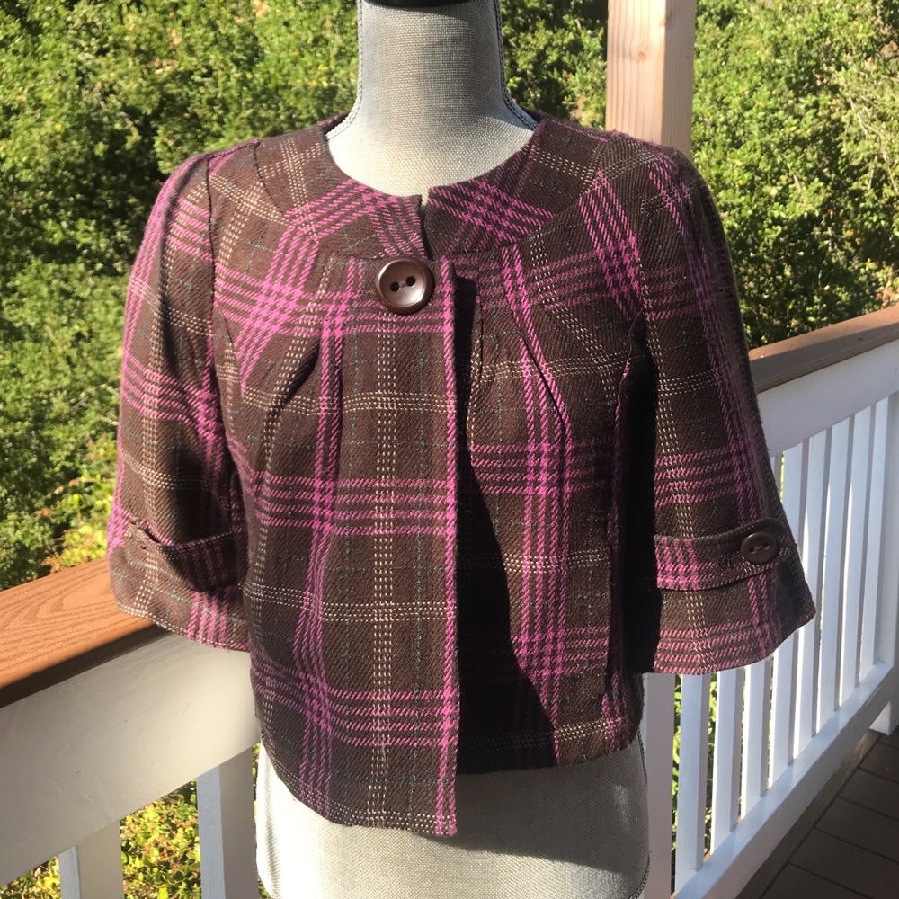 DKNY Crop Coat Jacket